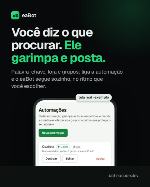 Arte "Você escolhe, ele garimpa" do kit